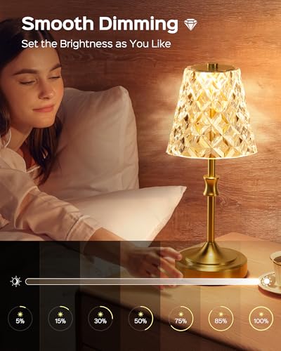 Vintage Cordless Table Lamp