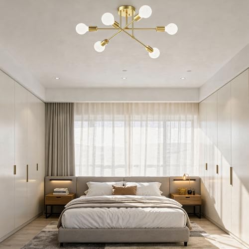 Modern Sputnik Chandelier Ceiling Light Fixtures