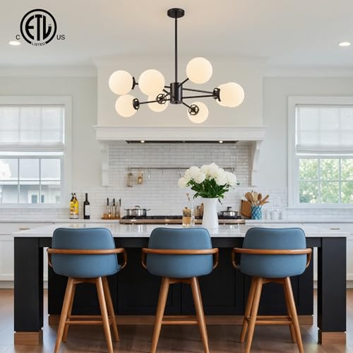 8 Light Sputnik Chandelier