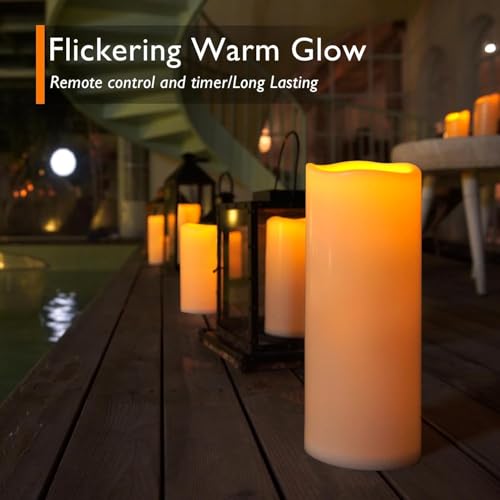 5x12 Waterproof Flameless Candles