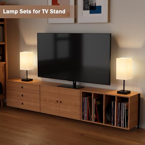 Bedside Lamp for Bedroom Set of 2 (2 Count)