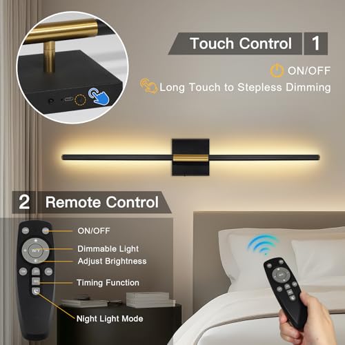 Battery Operated Wall Sconces Set of Two (2 Count)