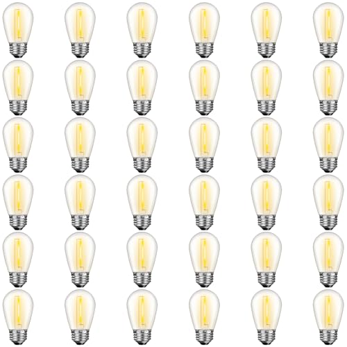 36 Pack S14 LED Bulbs for Outdoor String Lights