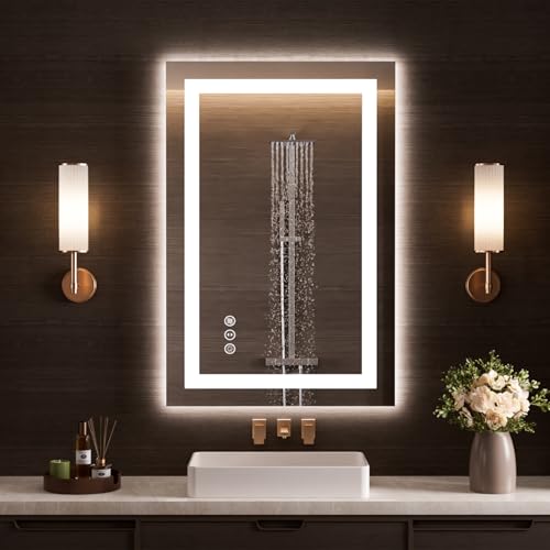20"x34" LED Bathroom Mirror with Lights