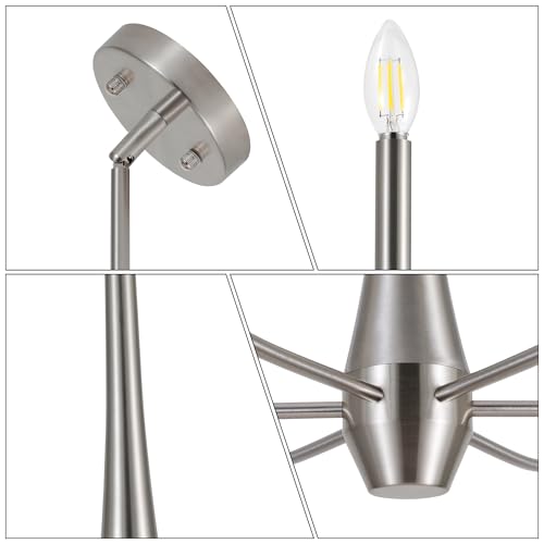 Brushed Nickel Chandelier