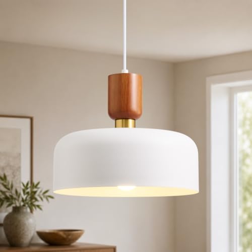 Nordic Sculptural White Pendant Light