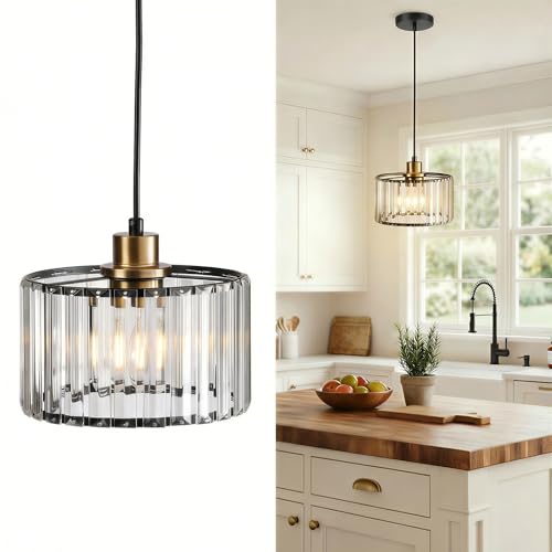 Pendant Lights Kitchen Island Black and Gold