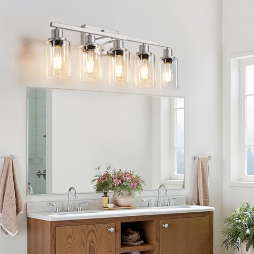 5 Light Bathroom Light Fixtures