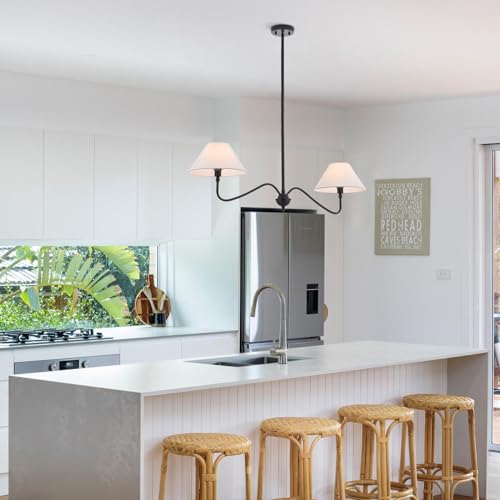 Modern Linear Chandelier for Kitchen Island