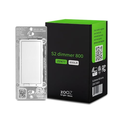 800 Series Z Wave Long Range S2 Dimmer Switch ZEN77 800LR