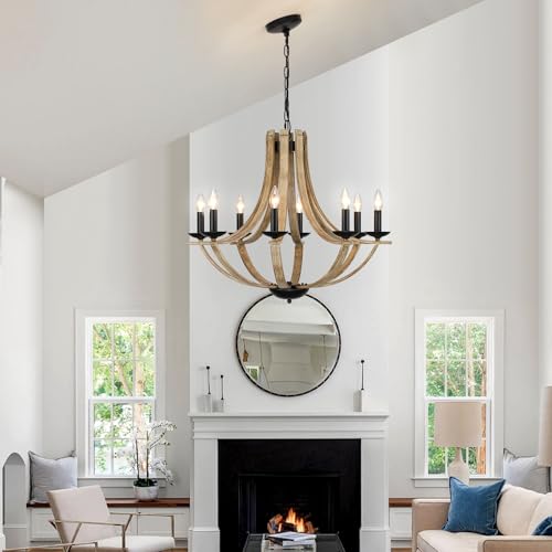 Farmhouse Chandeliers for Dining Room Light Fixture