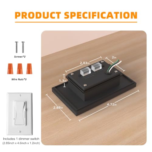 12 Pack 5CCT 120V Motion Sensor Step Lights (12 Count)