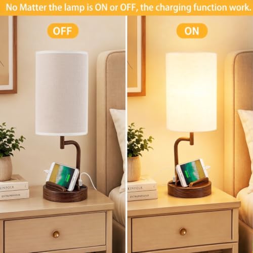 Touch Control USB Table Lamp with USB C