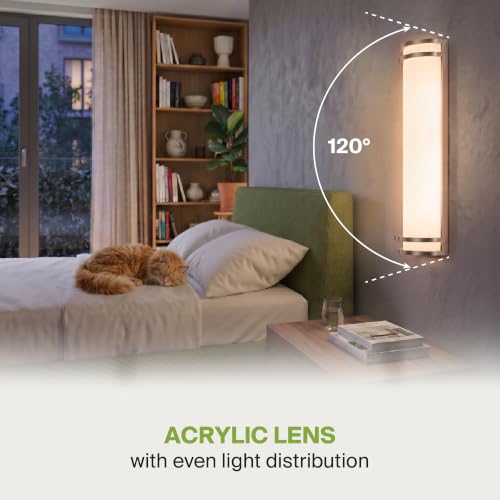 Indoor LED Wall Sconce Lights (2 Count)