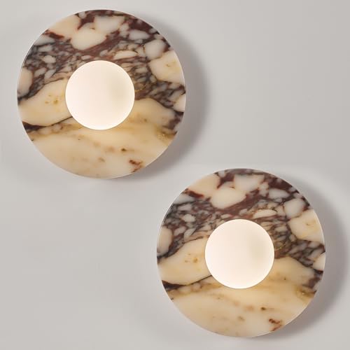 Natural Alabaster Wall Sconce (2 Count)
