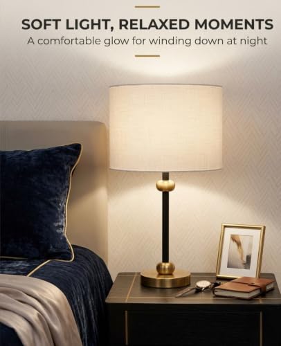 Touch Table Lamps for Night Stands (2 Count)