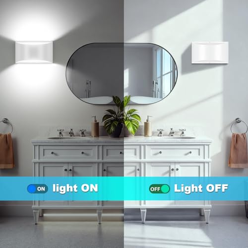 Modern LED Wall Sconces Hardwired Indoor Wall Lights Up and Down