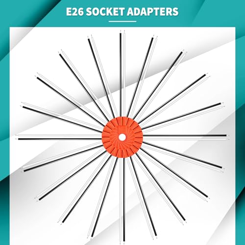 50 Pcs E26 Socket Adapter (50 Count)