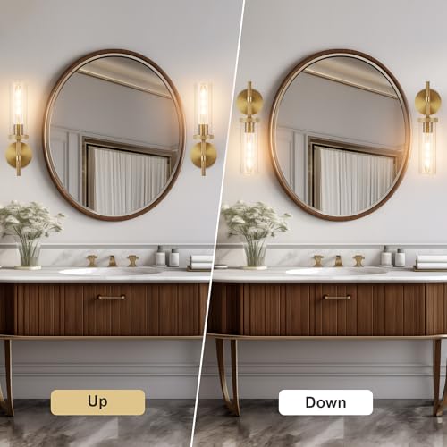 15" Knurled‑Craft Hardwired Brass Wall Sconce