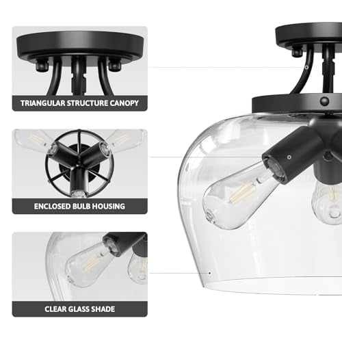 Semi Flush Mount Ceiling Light