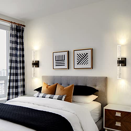 Black Modern LED Wall Sconce