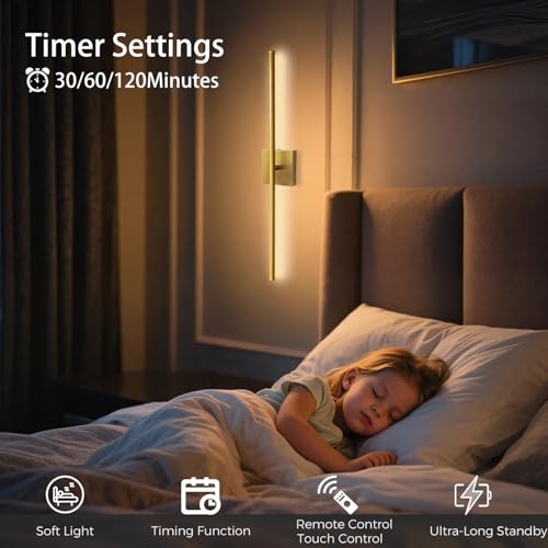 Rechargeable Wall Sconce Set of Two
