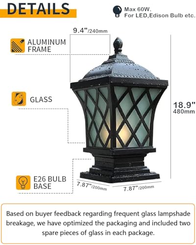 Large Post Lights Outdoor