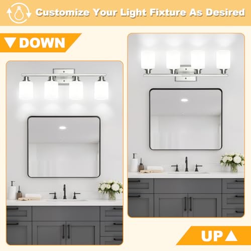 4 Light Bathroom Light Fixtures