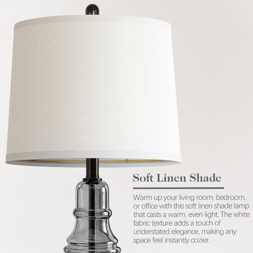 Glass Table Lamp Set of 2