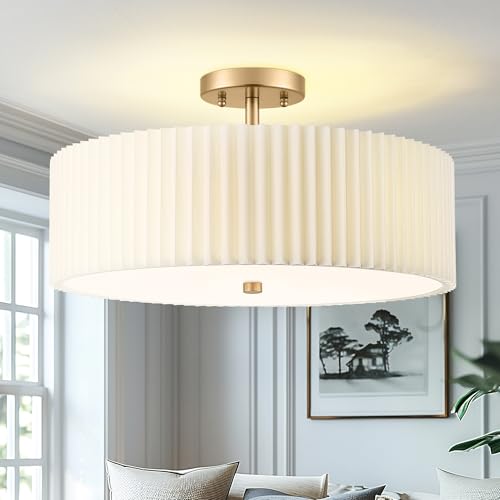 Gold Semi Flush Mount Ceiling Lights