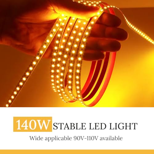 5 Ring LED Chandelier Modern Chandeliers Red Walnut Wood Gold Dimmable 31''