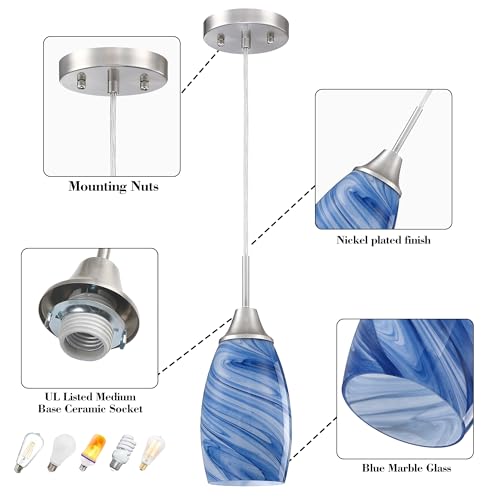 Mini Glass Pendant Light