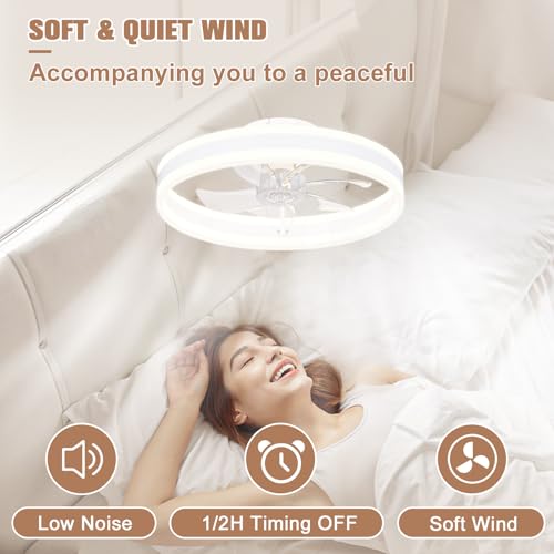 Fandelier Ceiling Fans with Lights and Remote
