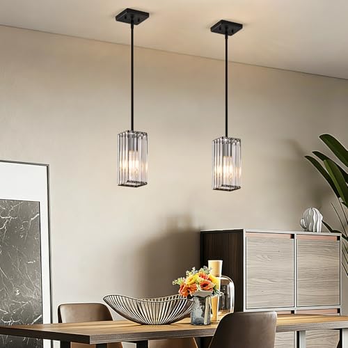 Modern Crystal Pendant Lights Kitchen Island
