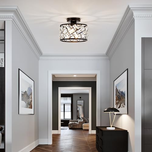 Crystal Ceiling Light Fixture
