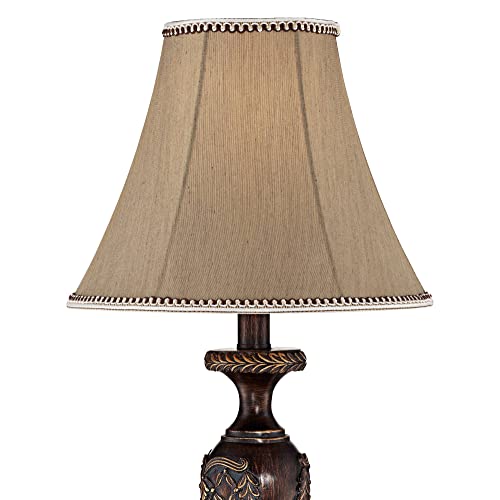 Shaylee 23 1 2" High Table Lamp Bronze Brown Candlestick Cottage