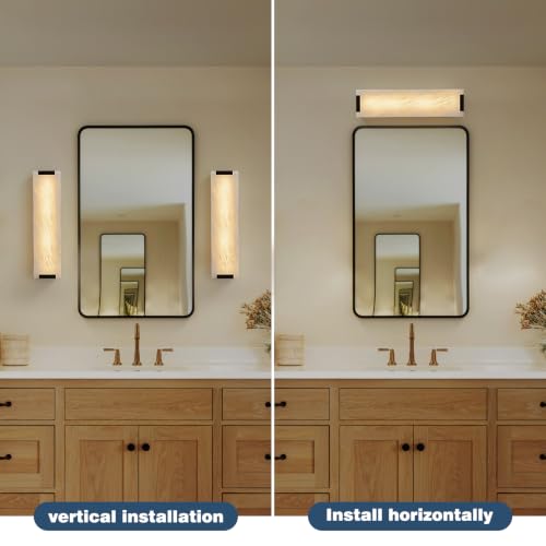 19.6" Alabaster Wall Sconce