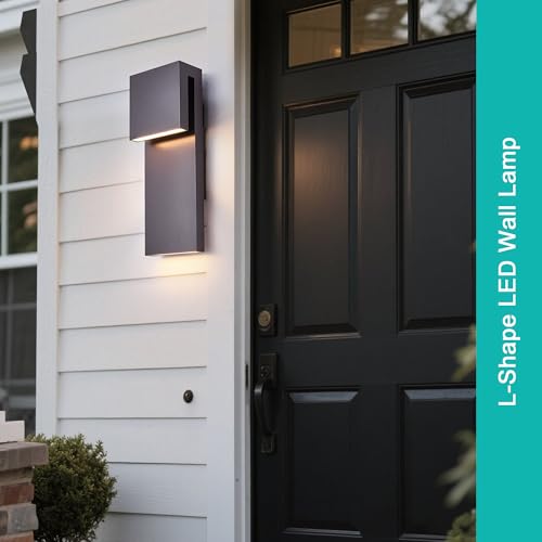Outdoor Wall Lights Modern Exterior Lighting Fixtures (2 Count)