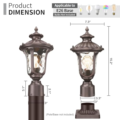 Outdoor Post Lights Fixtures Lamp Post Light