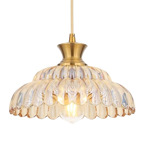 Amber Glass Pendant Lights