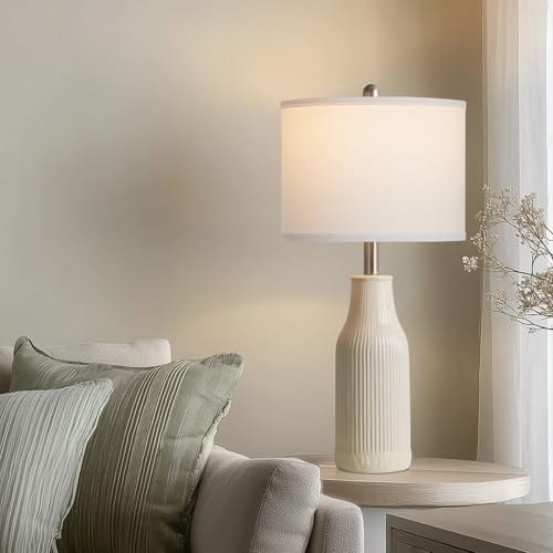 24.5" Ceramic Table Lamps Set of 2 (2 Count)