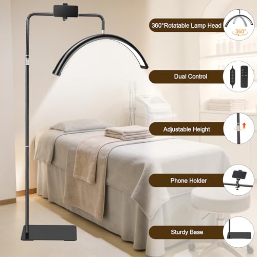 Half Moon Lash Light with Phone Holder