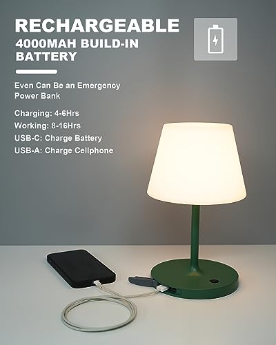 Outdoor Battery Operated Table Lamp Waterproof