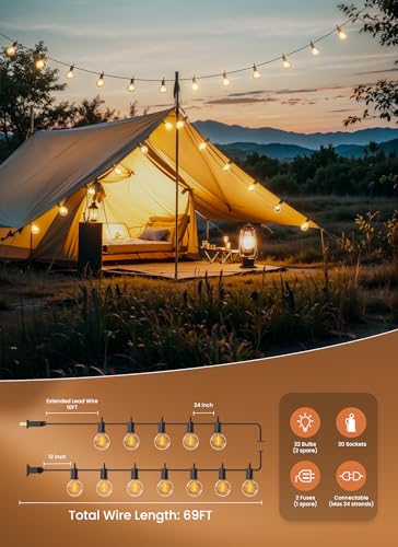 Outdoor String Lights (50 Foot)
