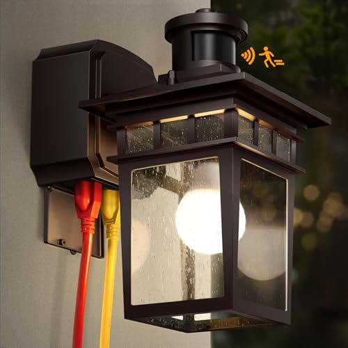 Porch Light with GFCI Outlet