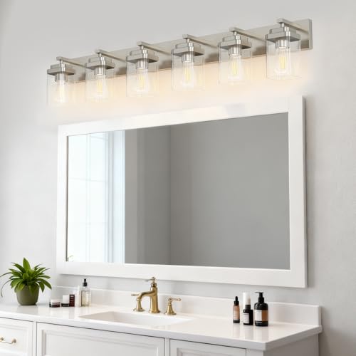 Brushed Nickel Bathroom Light Fixtures