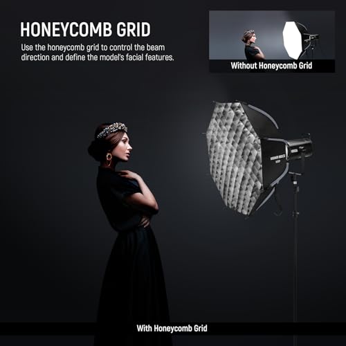 Basics Octagonal Softbox Kit for Studio Photography Video Recording Streaming