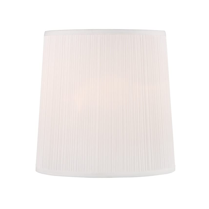 33139 Mushroom Pleated Traditional Spider Lamp Shade
