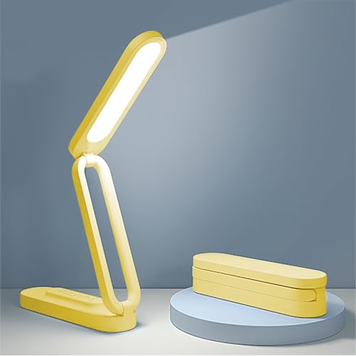 LED Desk Lamp for Office Home & Battery Operated Lamp Rechargeable Lamp Foldable & Portable Light