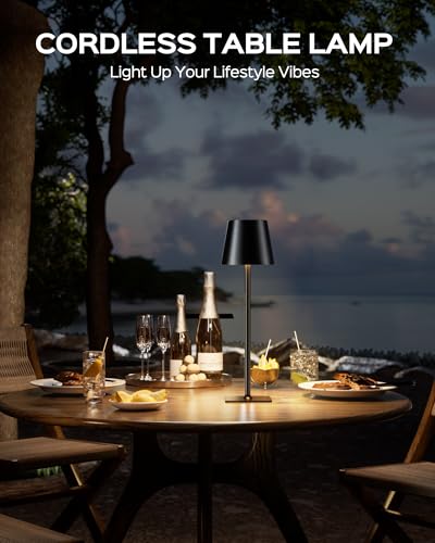 Cordless Table Lamps Rechargeable (2 Count)